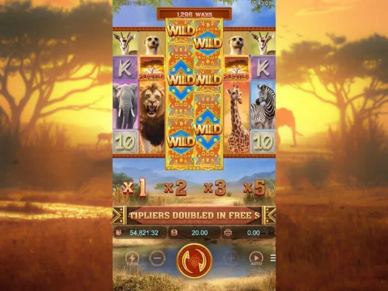 Khám phá luật chơi của slot game nổ hũ hấp dẫn Safari Wilds