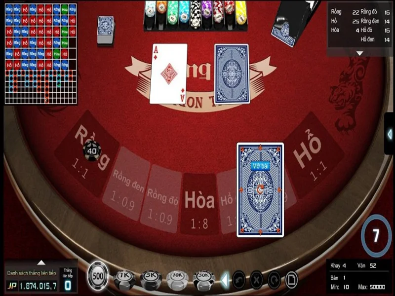 Giới thiệu đôi chút về game casino rồng hổ may mắn 